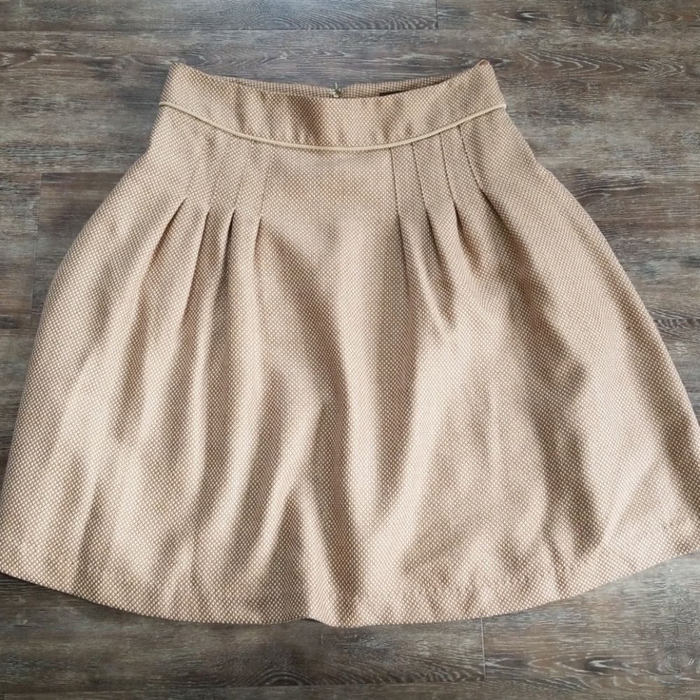 Pink Tartan Wool Skirt